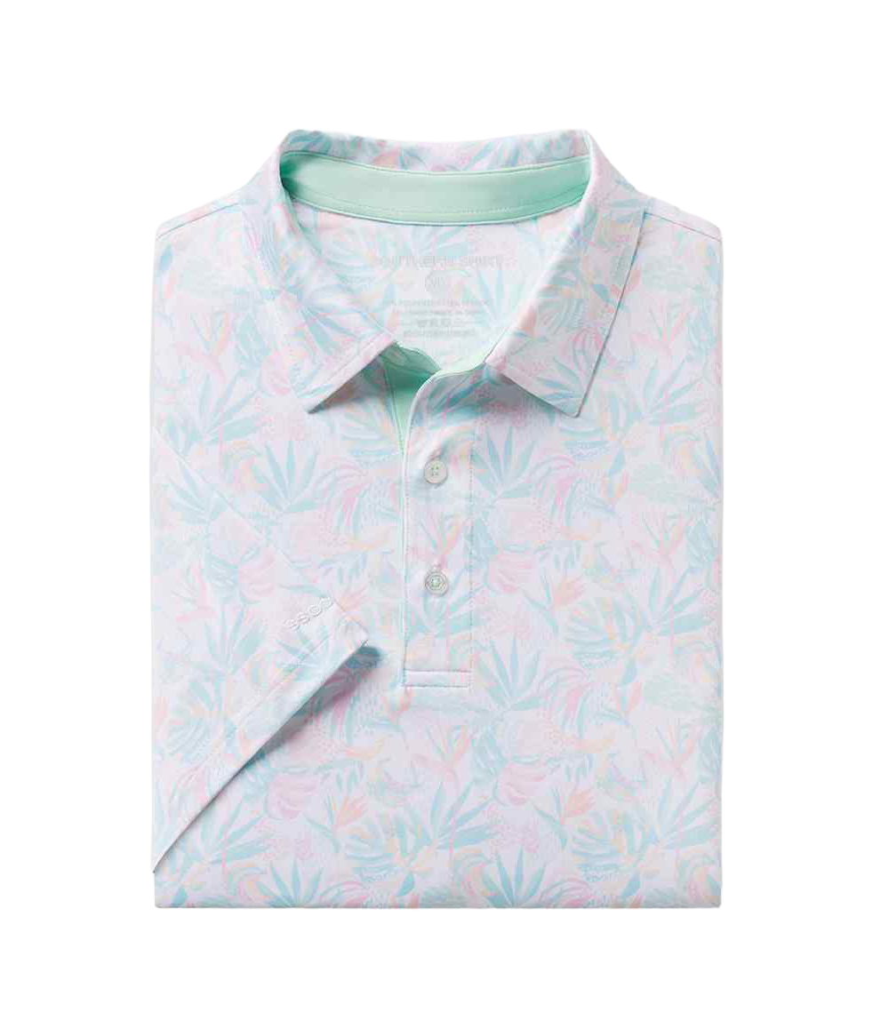 Island Oasis Printed Polo - Island Oasis - Image 1