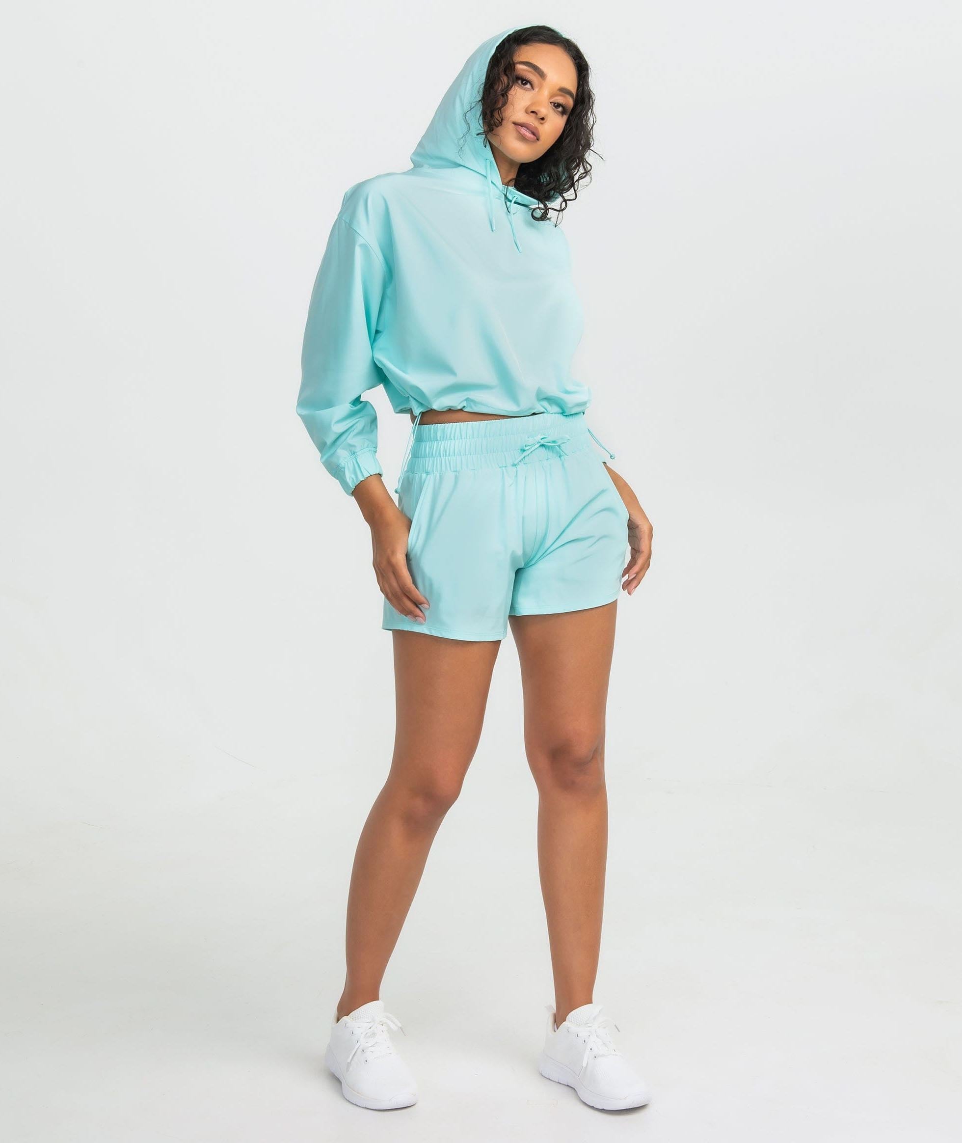 Hybrid Cropped Hoodie