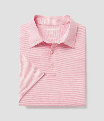 Heather Madison Stripe Polo - Calypso - Image 1