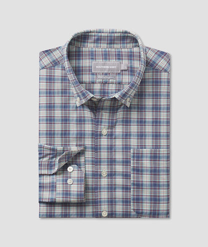 Edmonton Plaid LS - Coastline - image 1