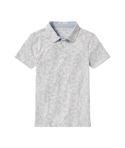 Youth Hunters Hideaway Printed Polo - Pale Drift - Image 1
