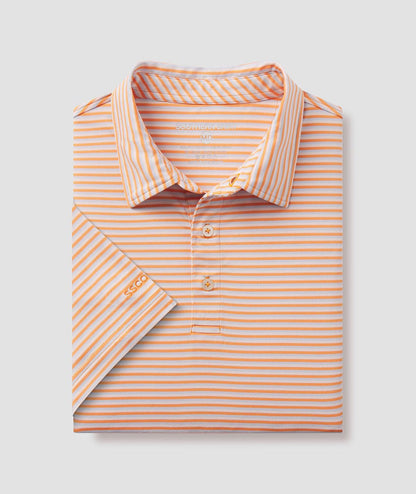 Bluffton Stripe Polo - Cantaloupe - image 1
