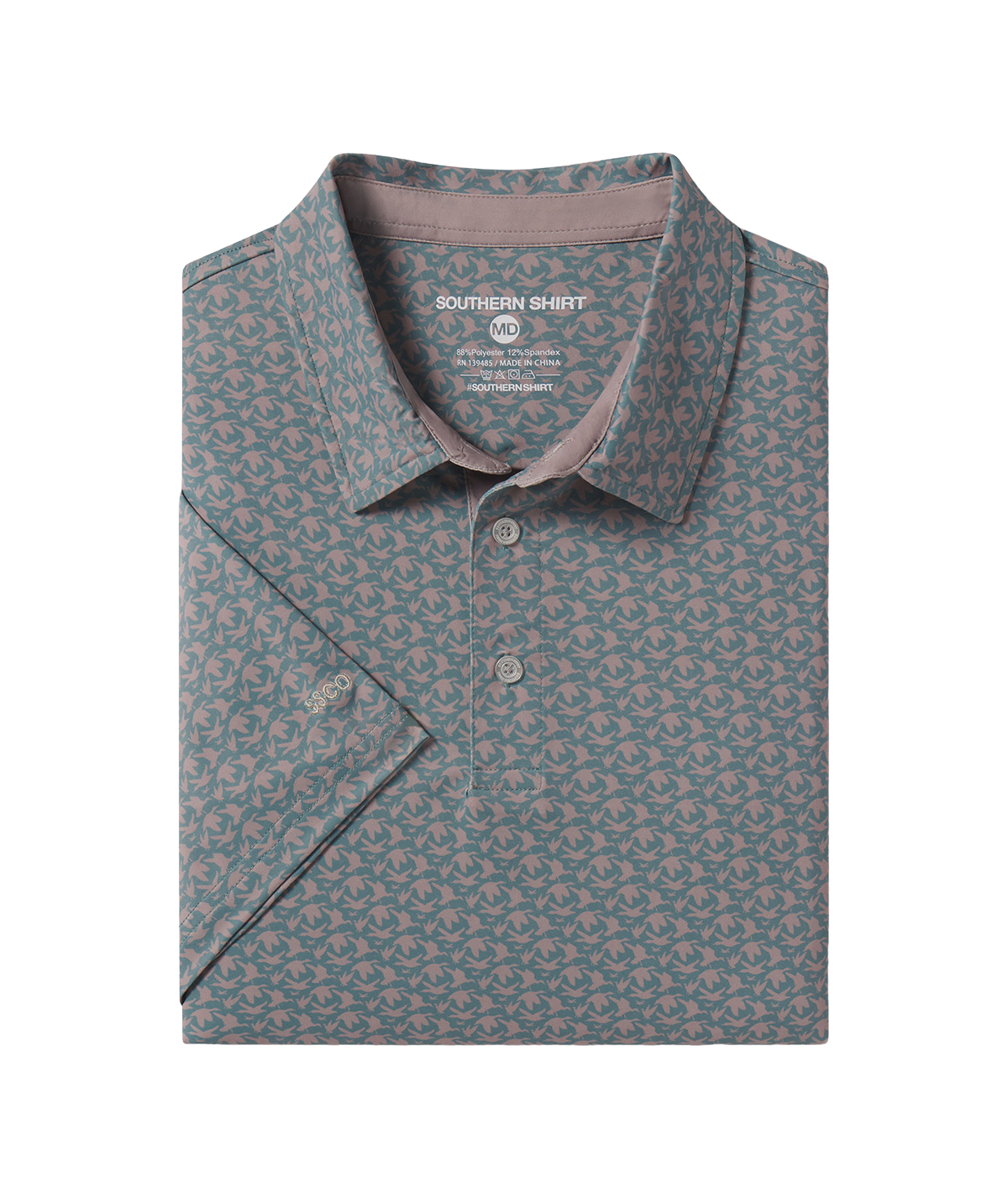 Party Fowl Printed Polo