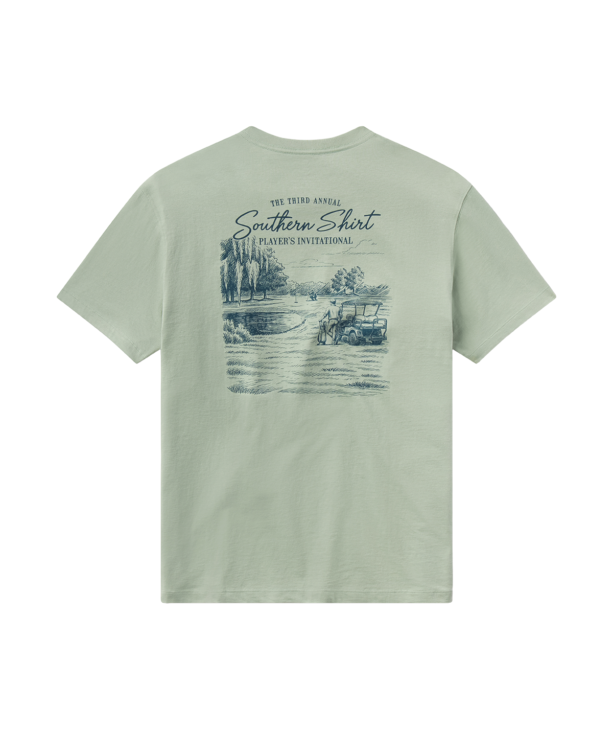 Players Invitational Tee SS - Iceberg Green - Image 1