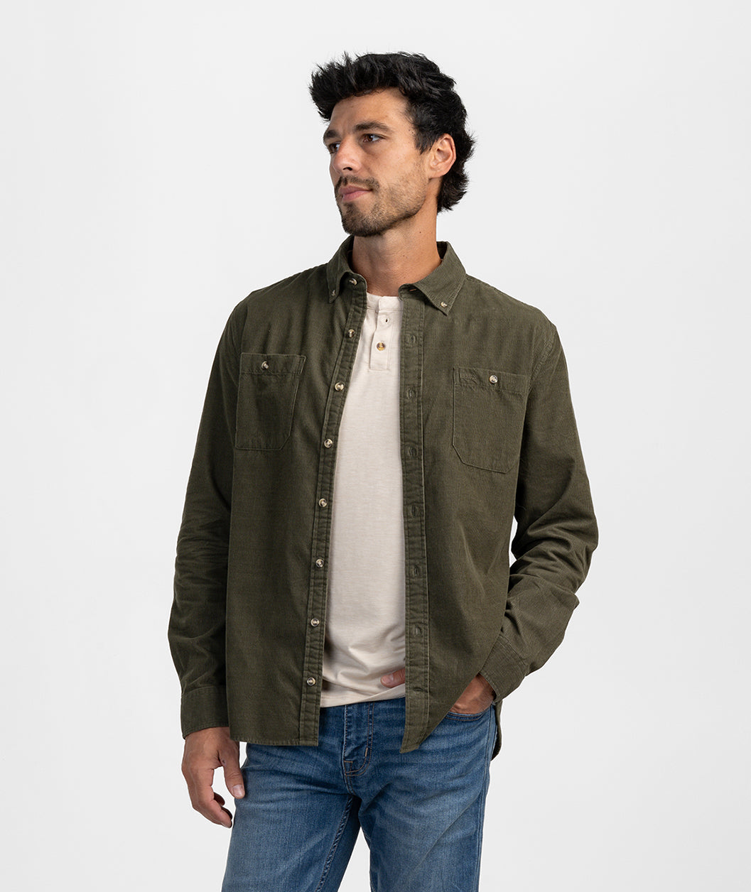 Fieldstone Cord Flannel - Trailhead - Image 2