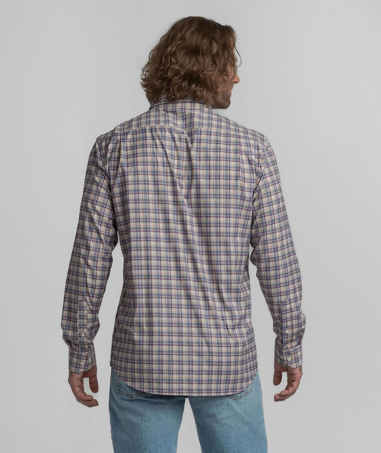 Ridgeside Plaid LS - Desert Frost - Image 3