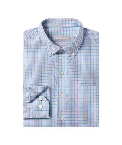 Seaside Plaid LS - Zephyr - Image 1