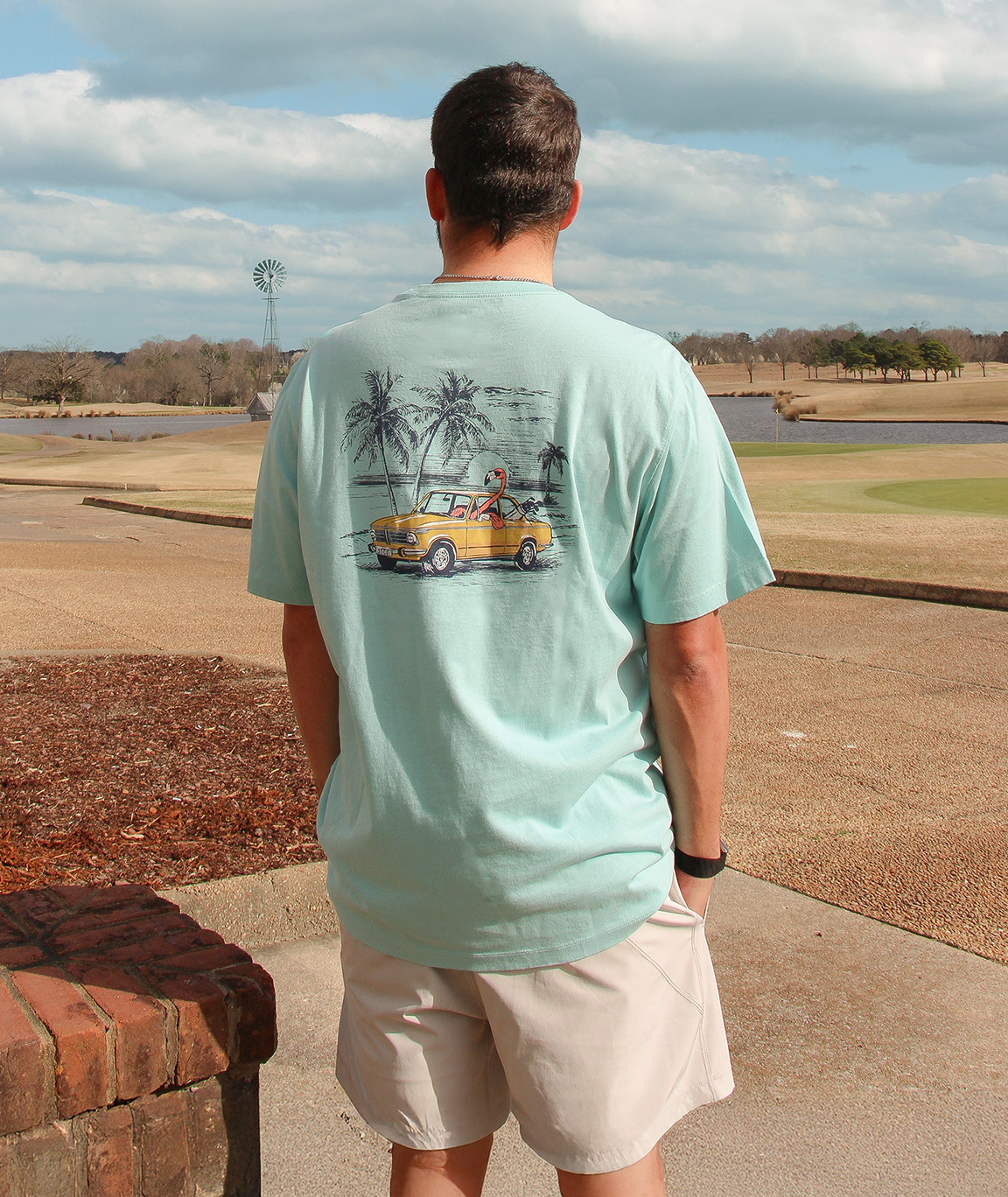 Fairway Flamingo Tee SS - Lakeshore - Image 1