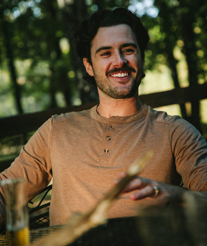 Max Comfort Henley LS - Walnut - image 5