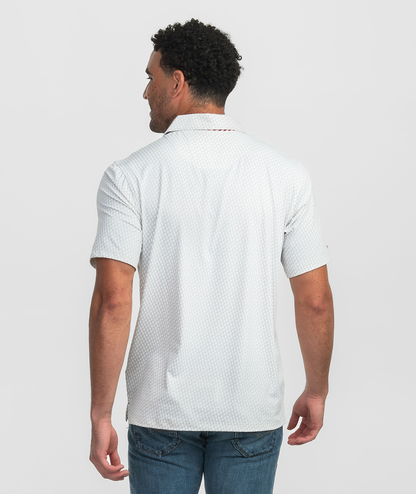 Sweet Home Printed Polo - Morning Haze - Image 4