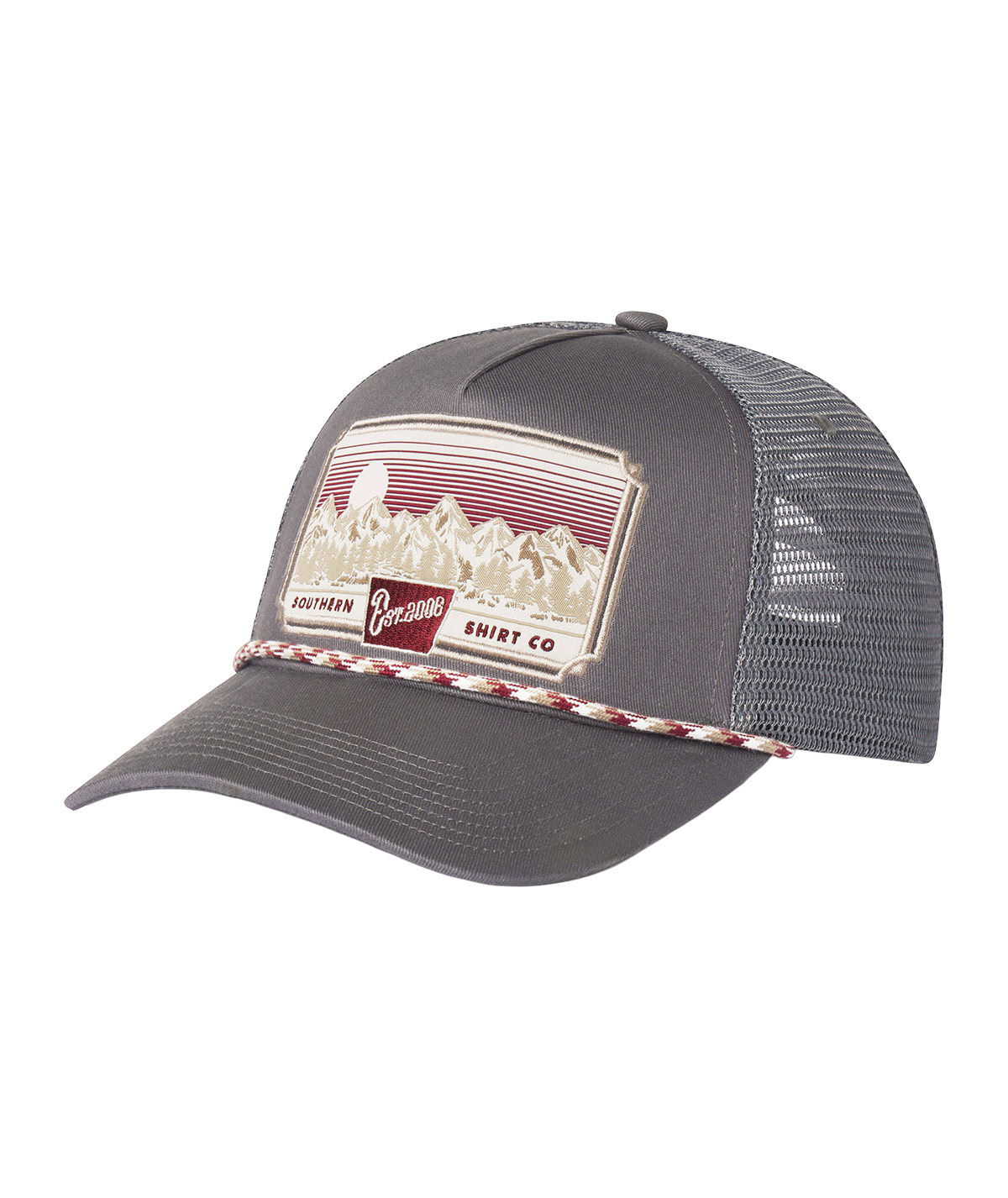 Rope Trucker Hat - Frost Gray - image 1