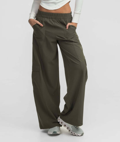 Adjustable Hybrid Cargo Pants - Cedar - image 1