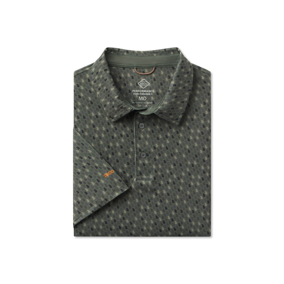 Southern Sportsman Printed Polo - Georgia Pine - image 1