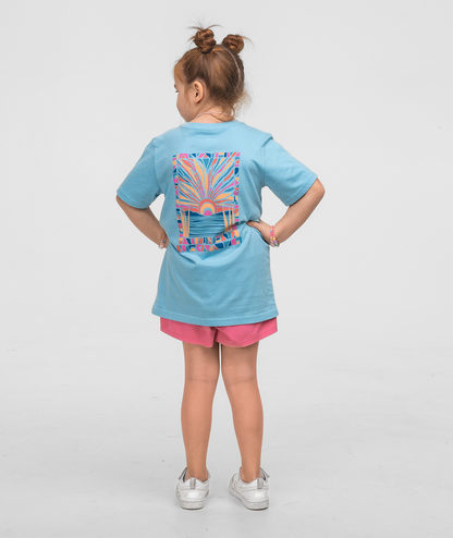 Youth Pieces Of Paradise Tee SS - Sky Blue - Image 1