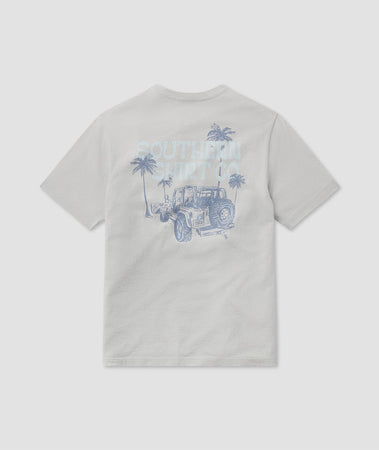 Sunset Drive Tee SS - Oyster – SSCO