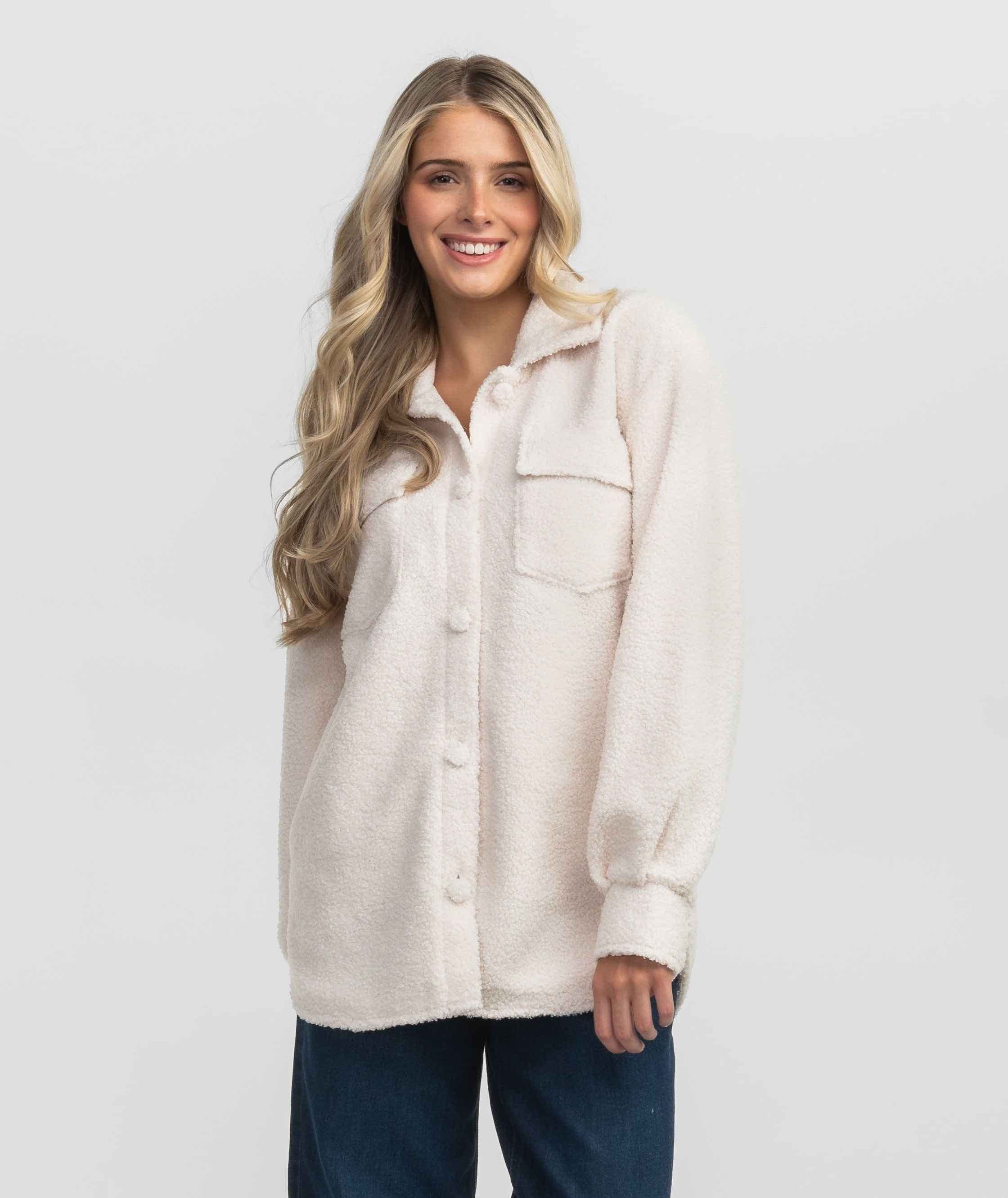 Warm and Fuzzy Shirt Jacket