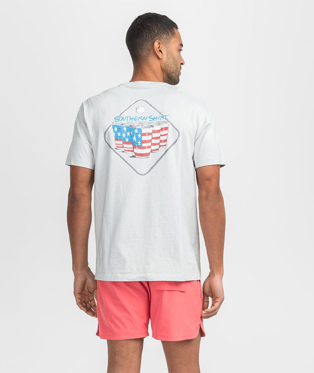 USA Pong Tee SS - Oyster - Image 3