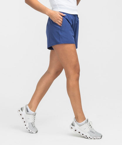 Womens Lined Hybrid Shorts - Nautical Night - Image 3