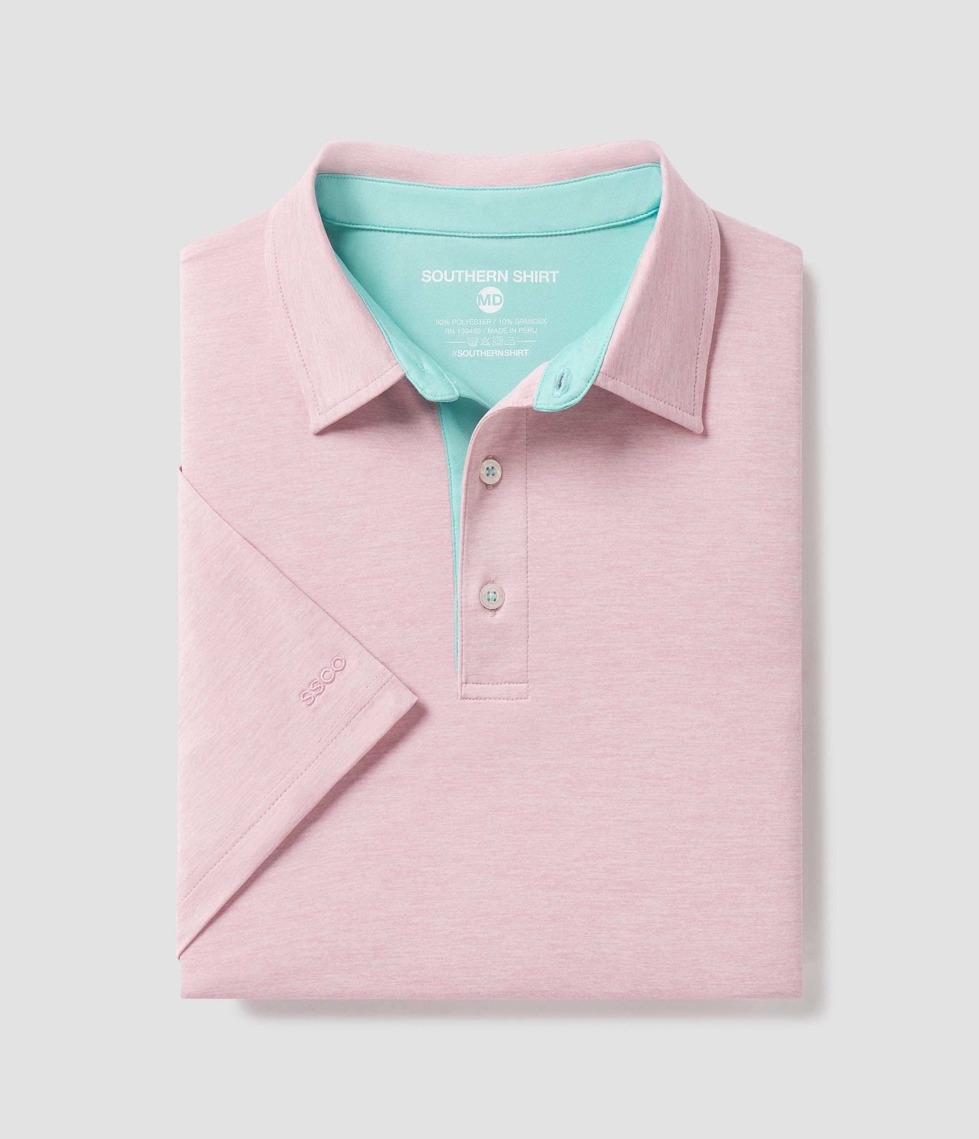 Grayton Heather Polo - Snapper - Image 1