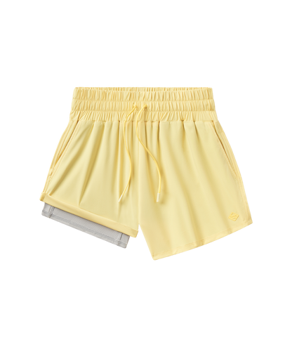 Womens Lined Hybrid Shorts
