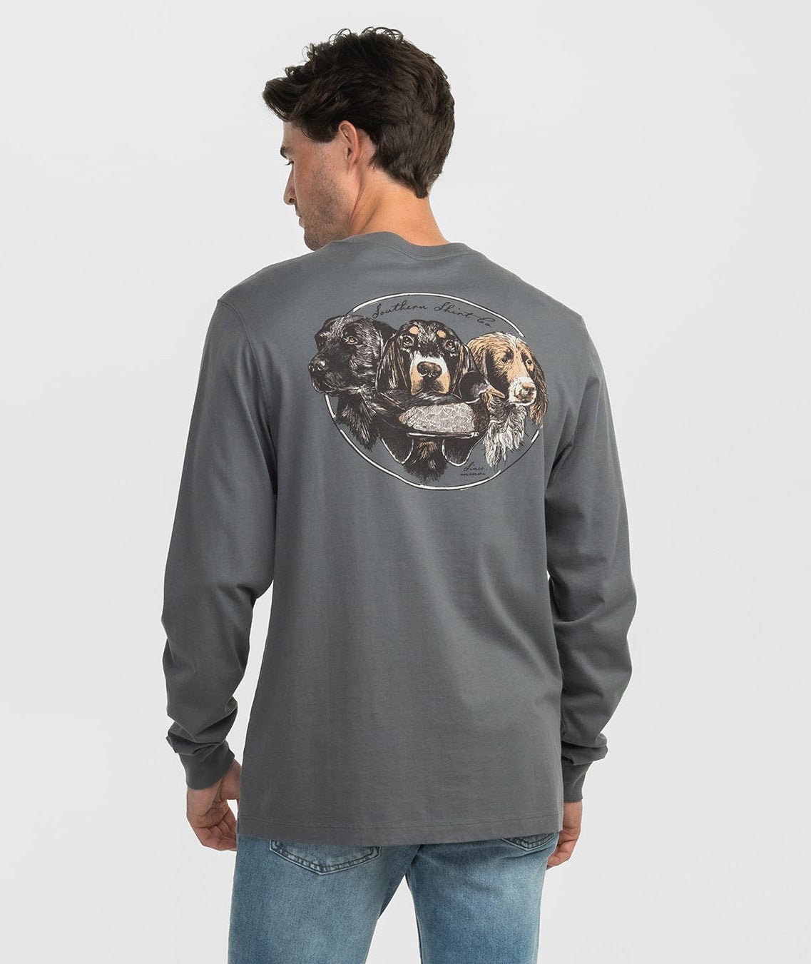 Loyal Tee LS - Volcanic Ash - Image 3