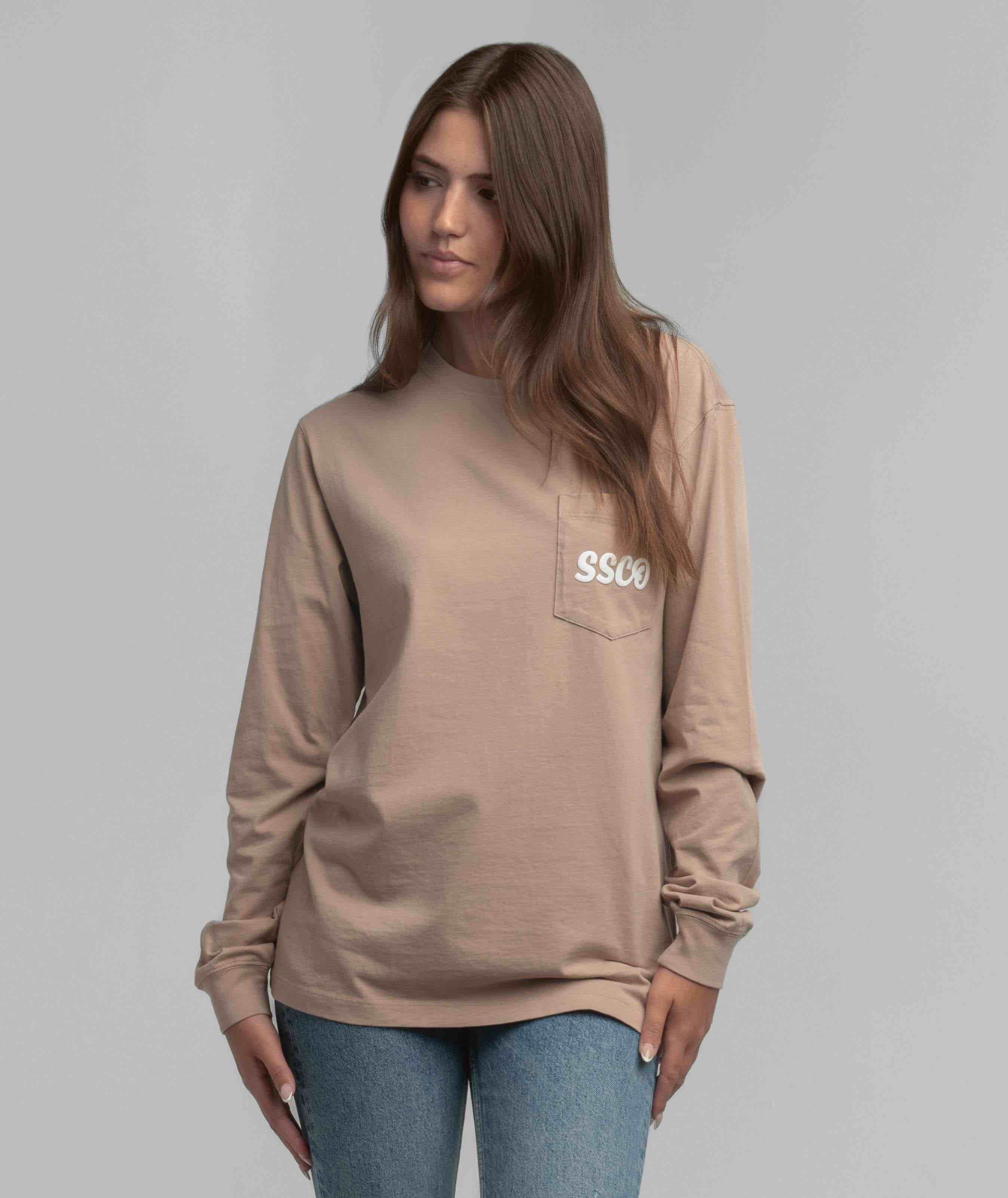 On My Mind Puff Print Tee LS