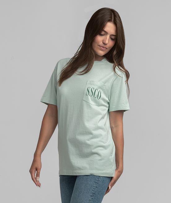 Locally Grown Tee SS - Cool Mint - Image 2