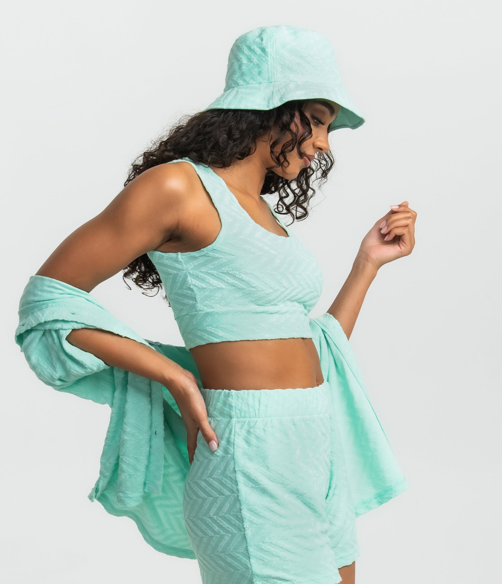 Towel Off Terry Shorts