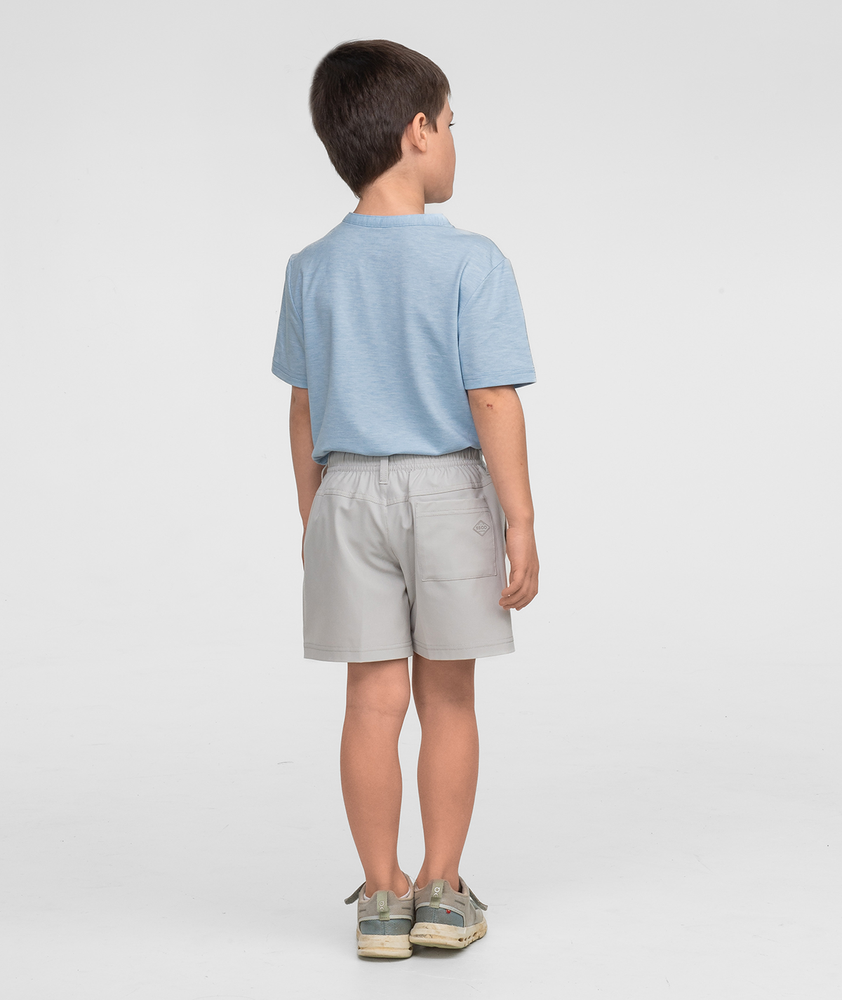 Boys Max Comfort Henley SS - Blue Pearl - Image 3