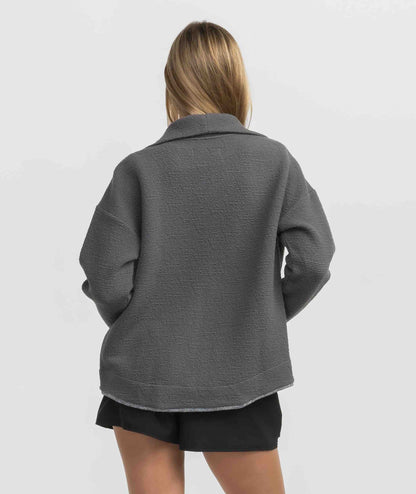 Textured Performance Jacket - Volcanic Ash - image 3