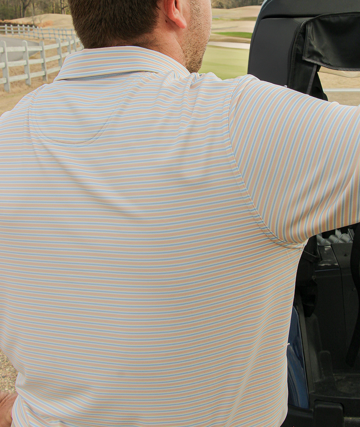 Scoreboard Stripe Polo - Cabana - Image 5