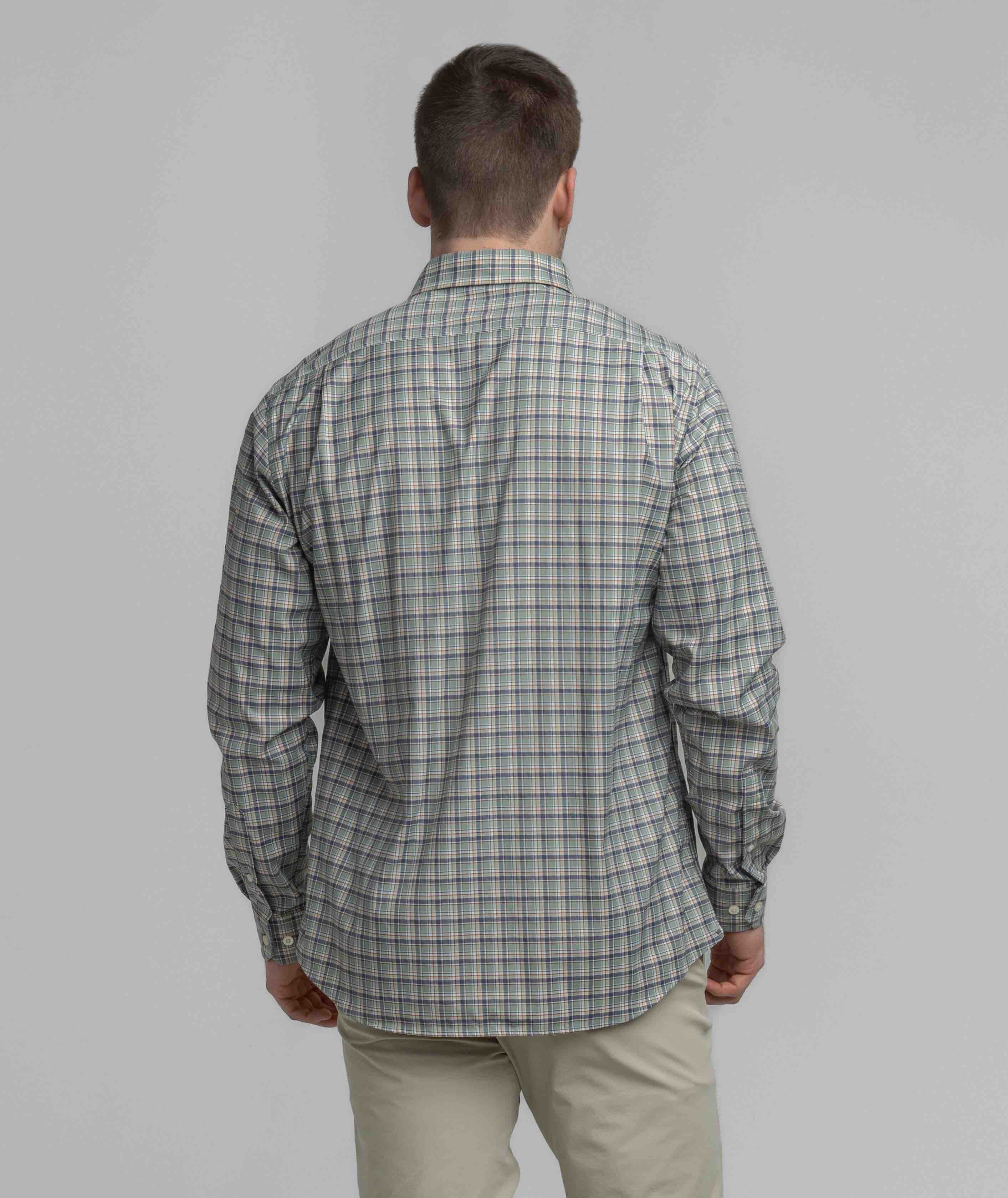 Hawthorne Plaid LS - Mallard - Image 3