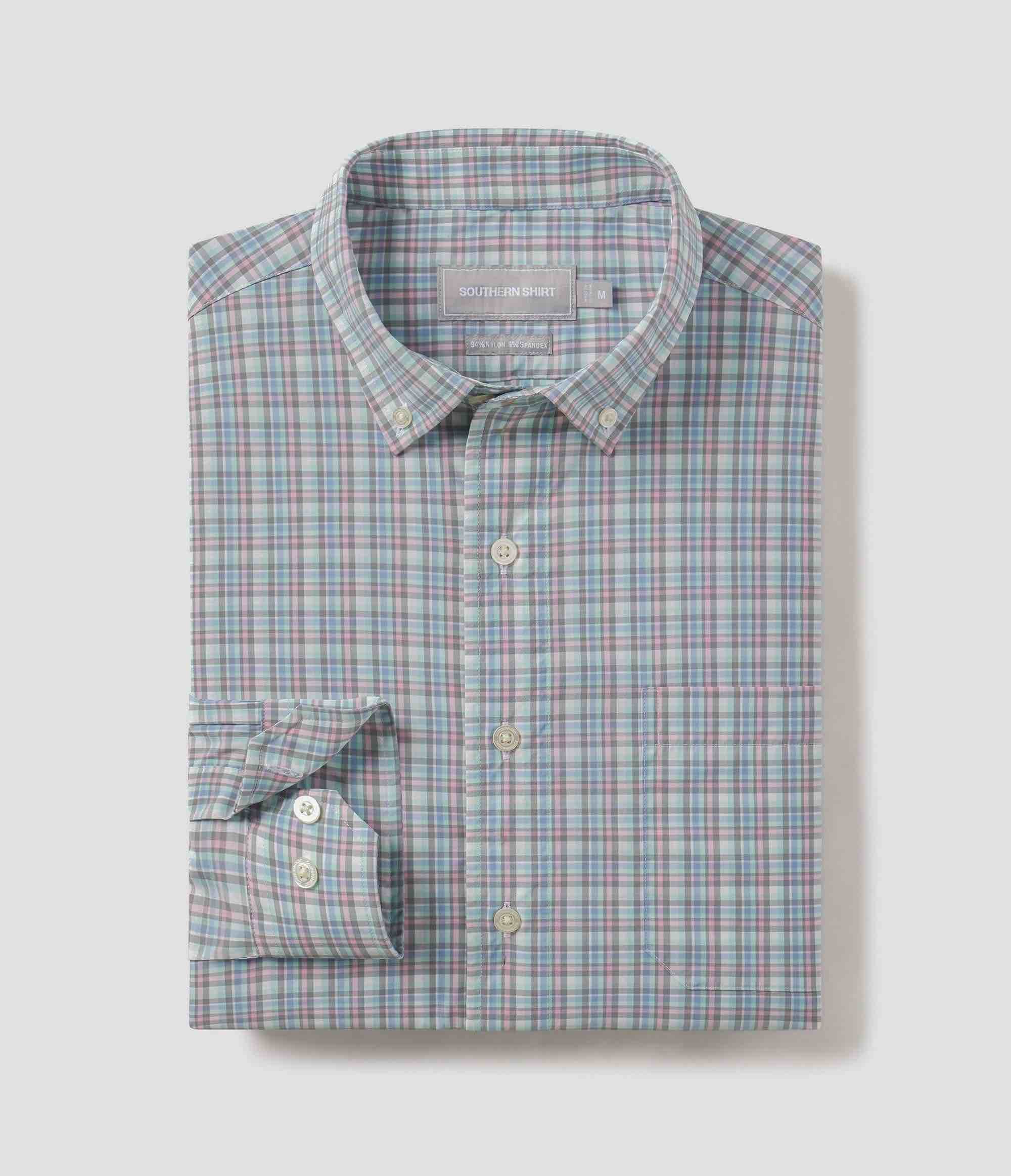 Santa Rosa Check LS - Mojito - Image 1
