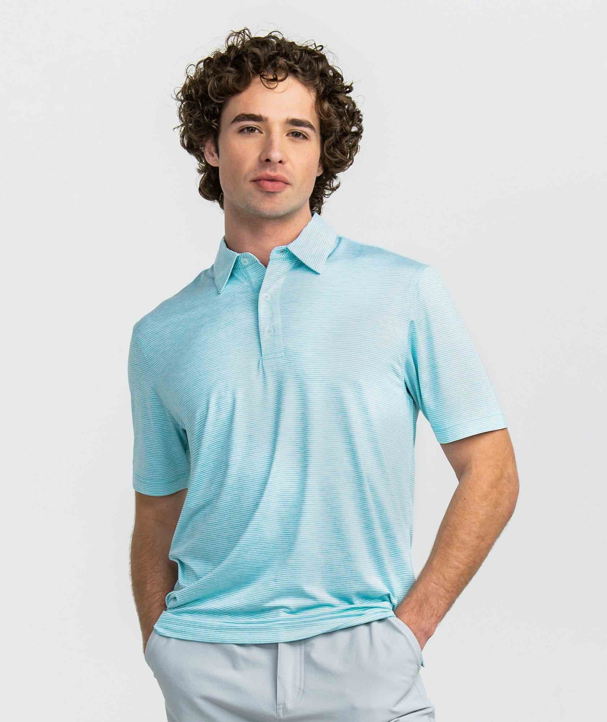 Heather Madison Stripe Polo - Bermuda - image 2