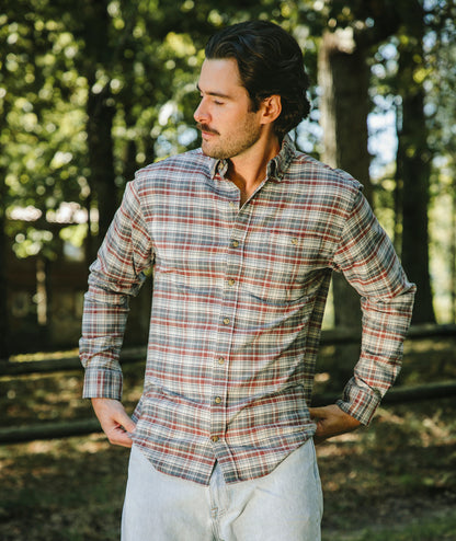 Big Sky Stretch Flannel LS - Patriot - image 4