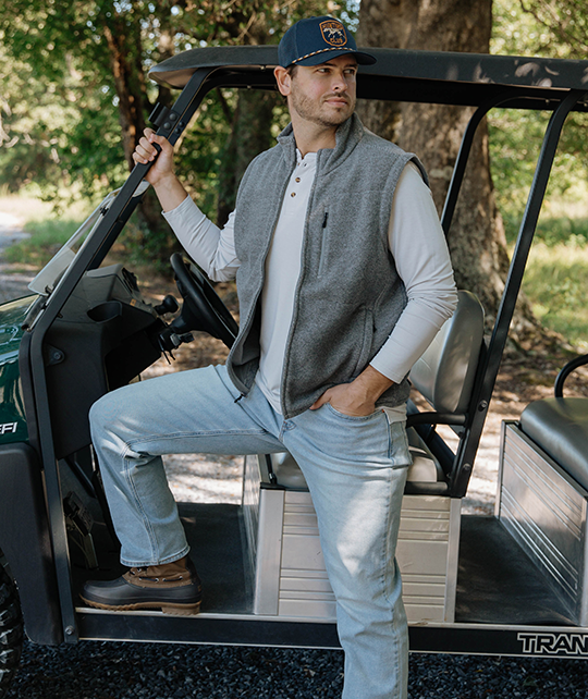 Max Comfort Henley LS - Stone - Image 2