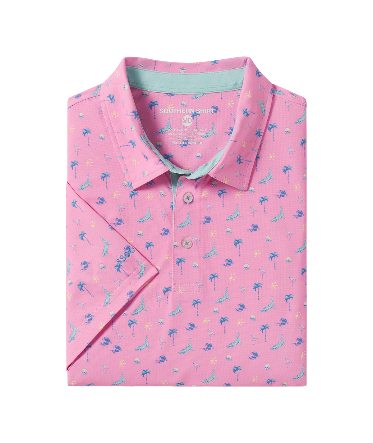 MotionTech Printed Polo - Pirate Cove - Image 1