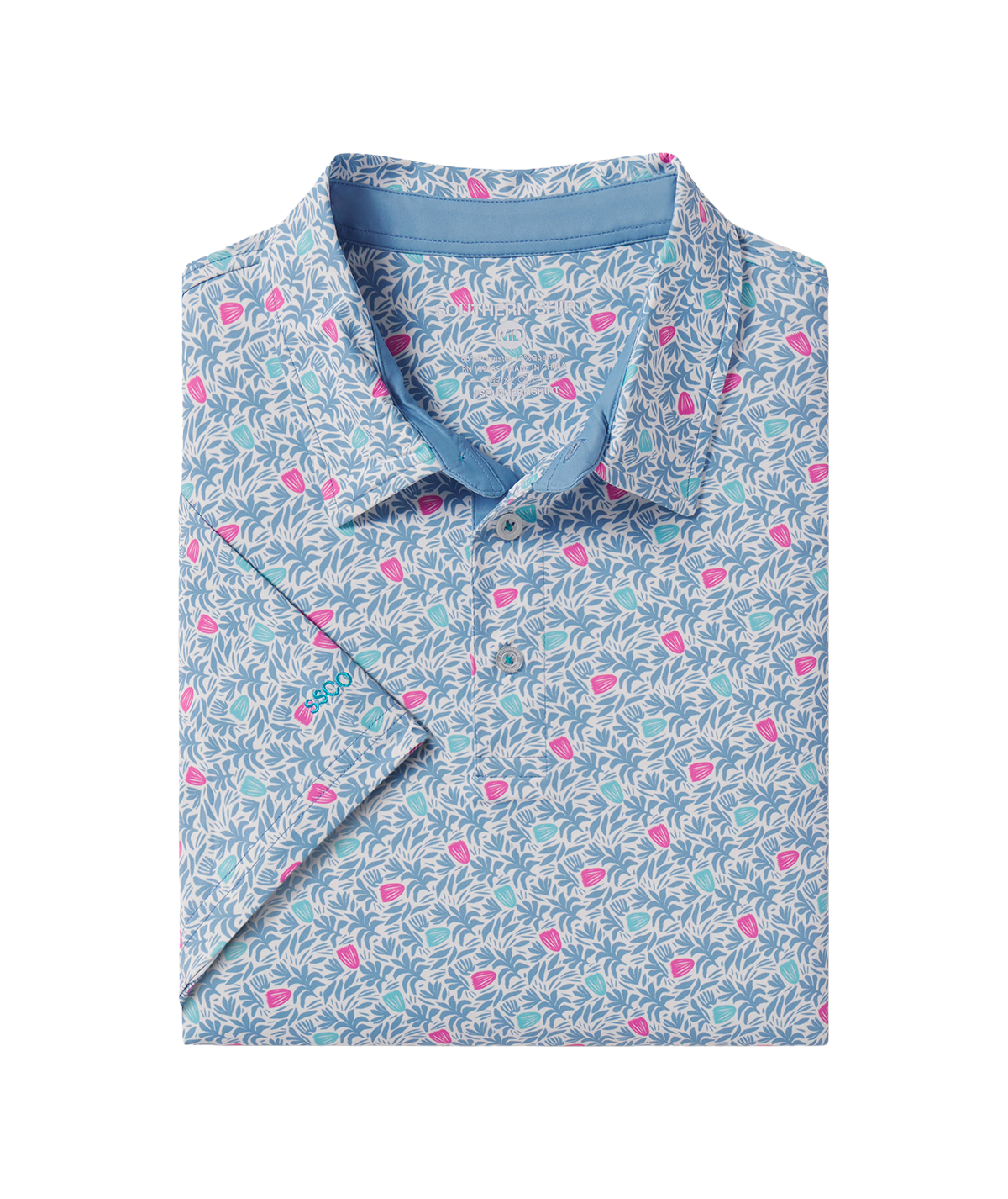 Petal Press Printed Polo