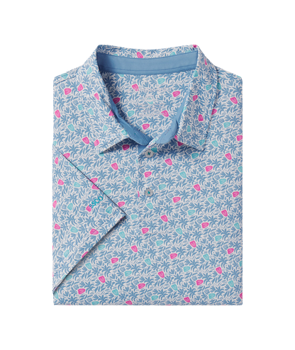 Petal Press Printed Polo