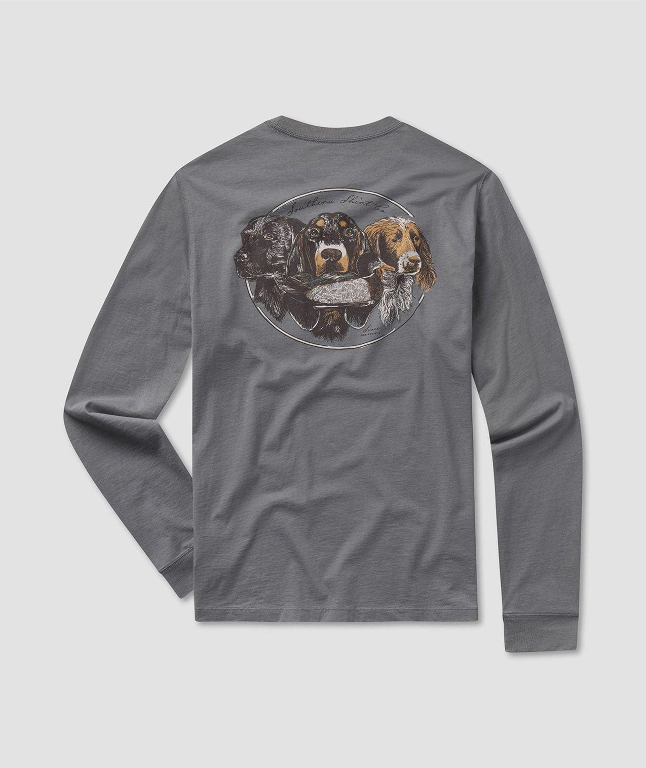 Loyal Tee LS - Volcanic Ash - Image 1