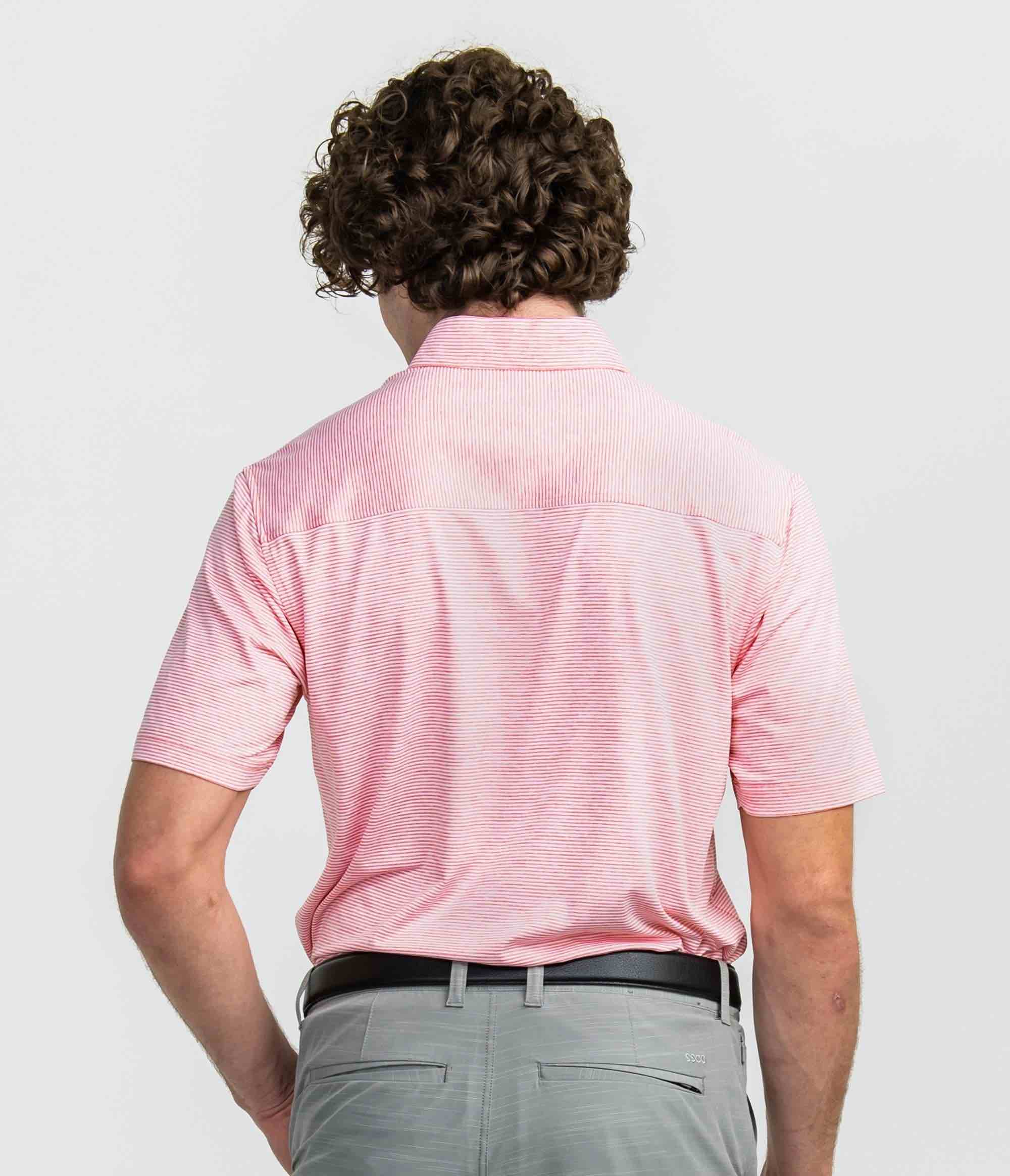 Heather Madison Stripe Polo - Calypso - Image 3