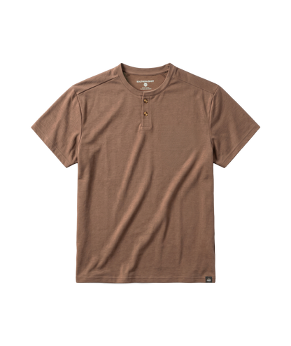 Max Comfort Henley SS - Walnut - image 1