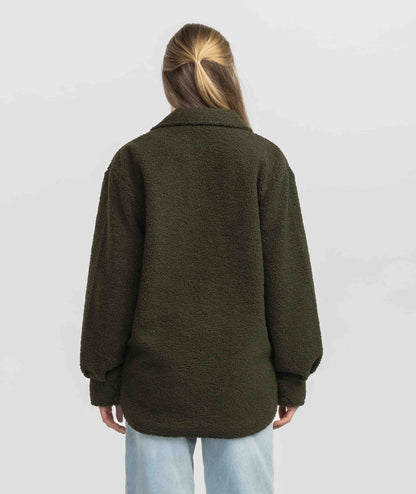 Warm and Fuzzy Shirt Jacket - Cedar - image 3