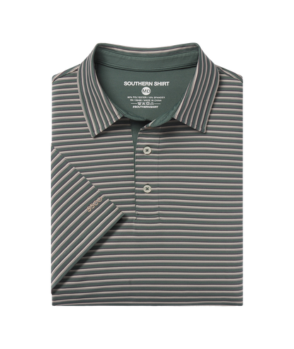 Crestline Stripe Polo