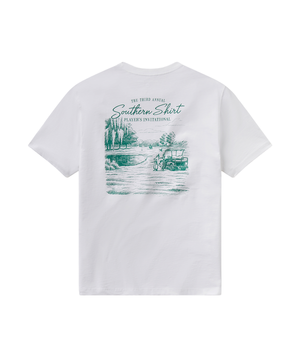 Players Invitational Tee SS - Bright White
