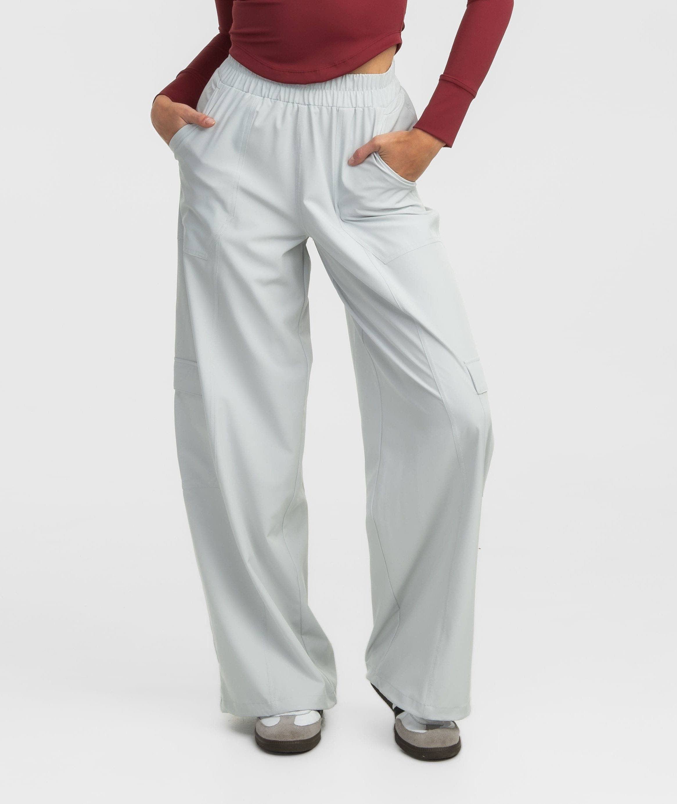 Adjustable Hybrid Cargo Pants - Oyster - Image 1