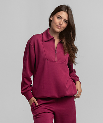 AstroKnit Performance Pullover - Ruby - Image 2