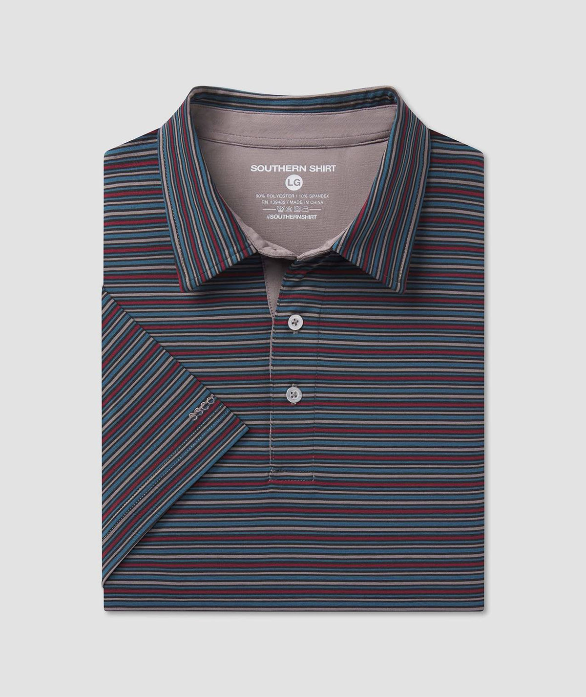 Sawgrass Stripe Polo - Midnight - image 1