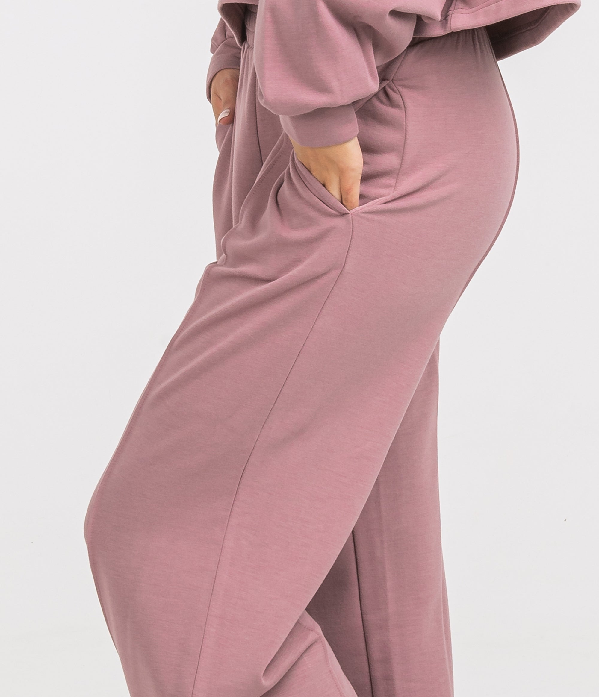 Midtown Sweatpants - Rosewood - Image 3