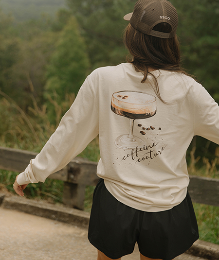 Caffeine Couture Tee LS